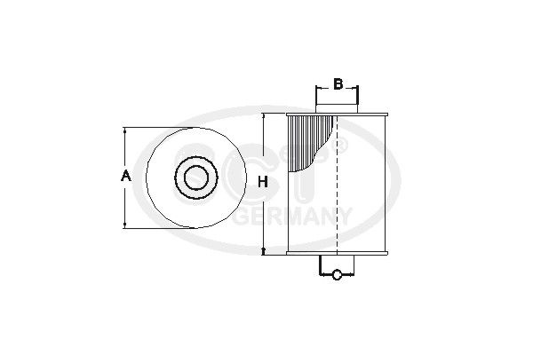 SCT GERMANY Kütusefilter SC 7049 P